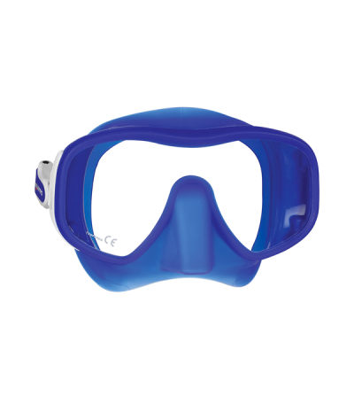 Masque monoverre sans cerclage Mares Juno en silicone pour la plongée et le snorkeling - visage normal