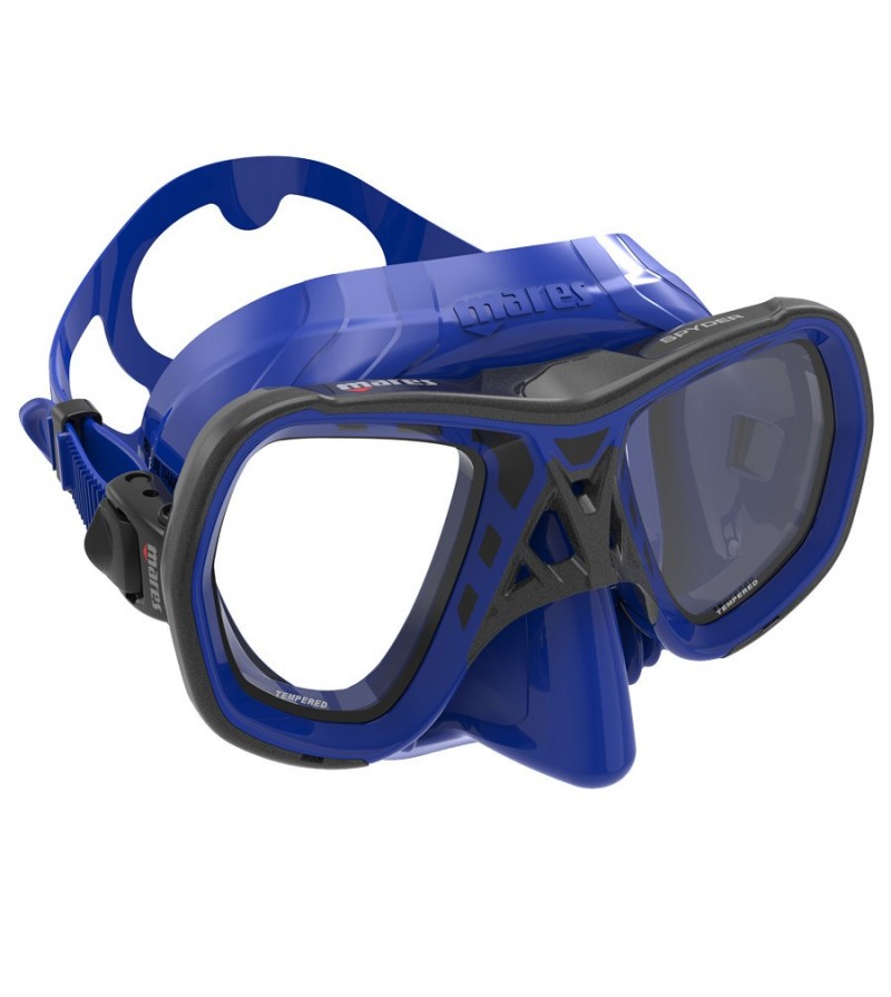Masque Mares Spyder, masque petit volume et ultra léger avec champ de vision agrandi.