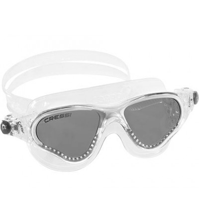 Lunettes de nage Cressi Cobra verres fumés - transparent / blanc