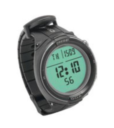Montre ordinateur de plongée et apnée Cressi Goa - noir - gris