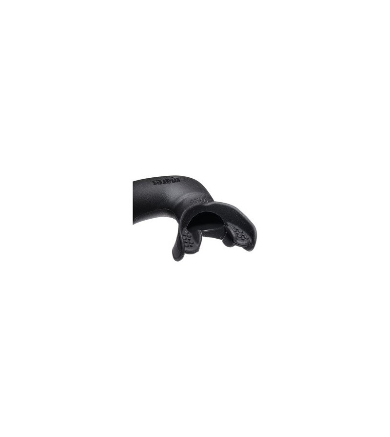 Tuba sans soupape Mares Pro Flex de conception simple et bi-matière souple pour la plongée et le snorkeling - noir