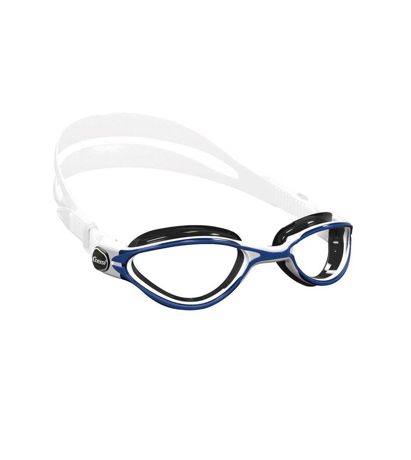 Lunettes de nage mono-verre Cressi Thunder avec vitre anti-UV, anti-buée, anti-rayures pour l'eau libre et natation récréative