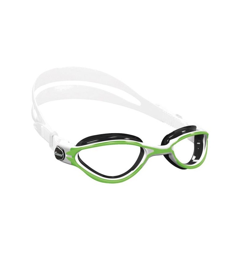 Lunettes de nage mono-verre Cressi Thunder avec vitre anti-UV, anti-buée, anti-rayures pour l'eau libre et natation récréative
