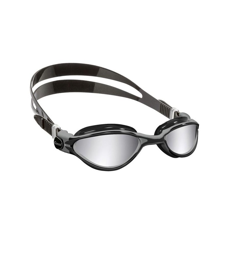 Lunettes de nage mono-verre Cressi Thunder avec vitre anti-UV, anti-buée, anti-rayures pour l'eau libre et natation récréative