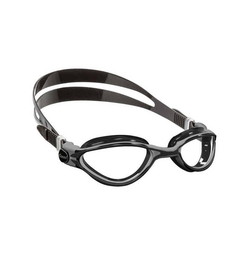 Lunettes de nage mono-verre Cressi Thunder avec vitre anti-UV, anti-buée, anti-rayures pour l'eau libre et natation récréative